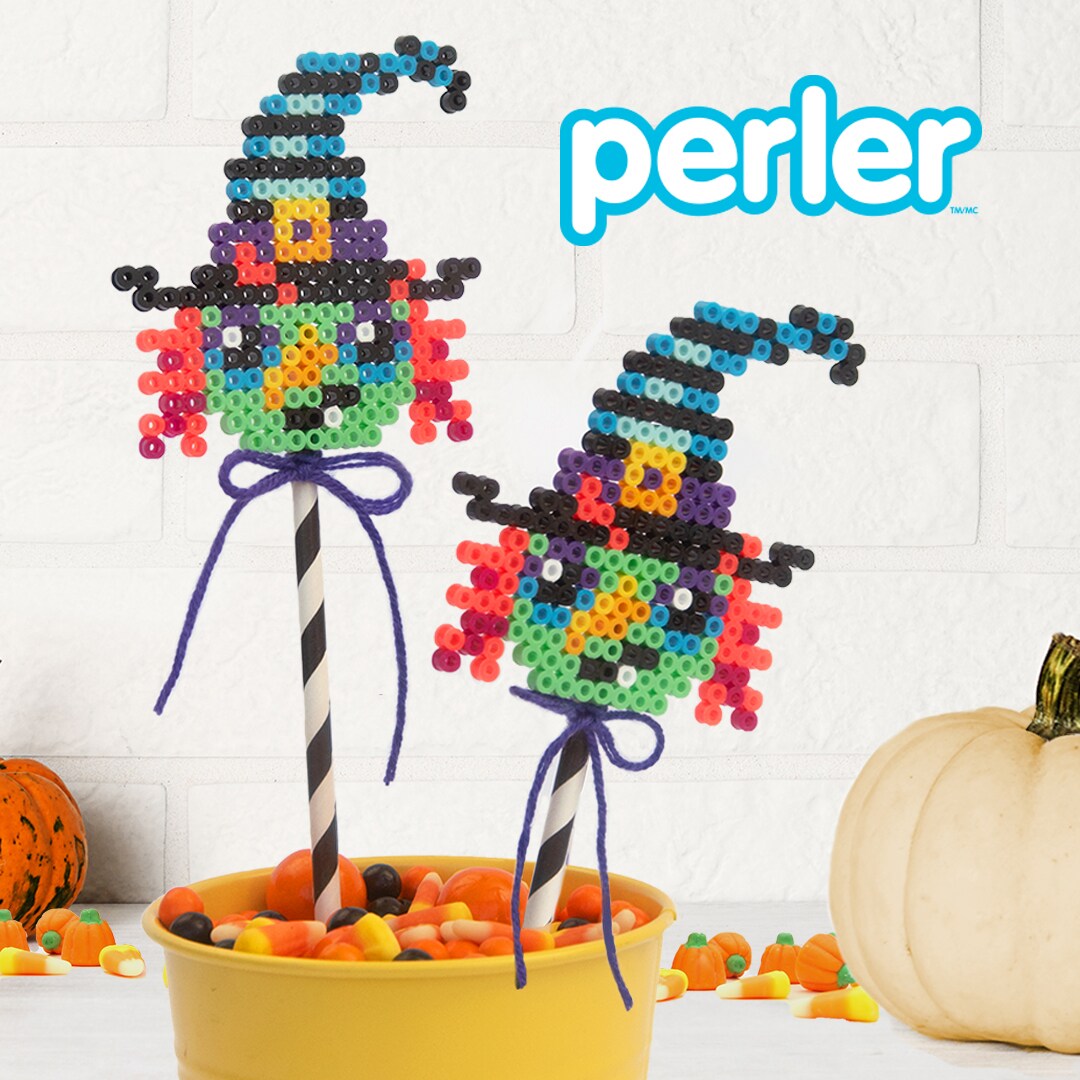 Let's Make a Spooky Witch with Perler
